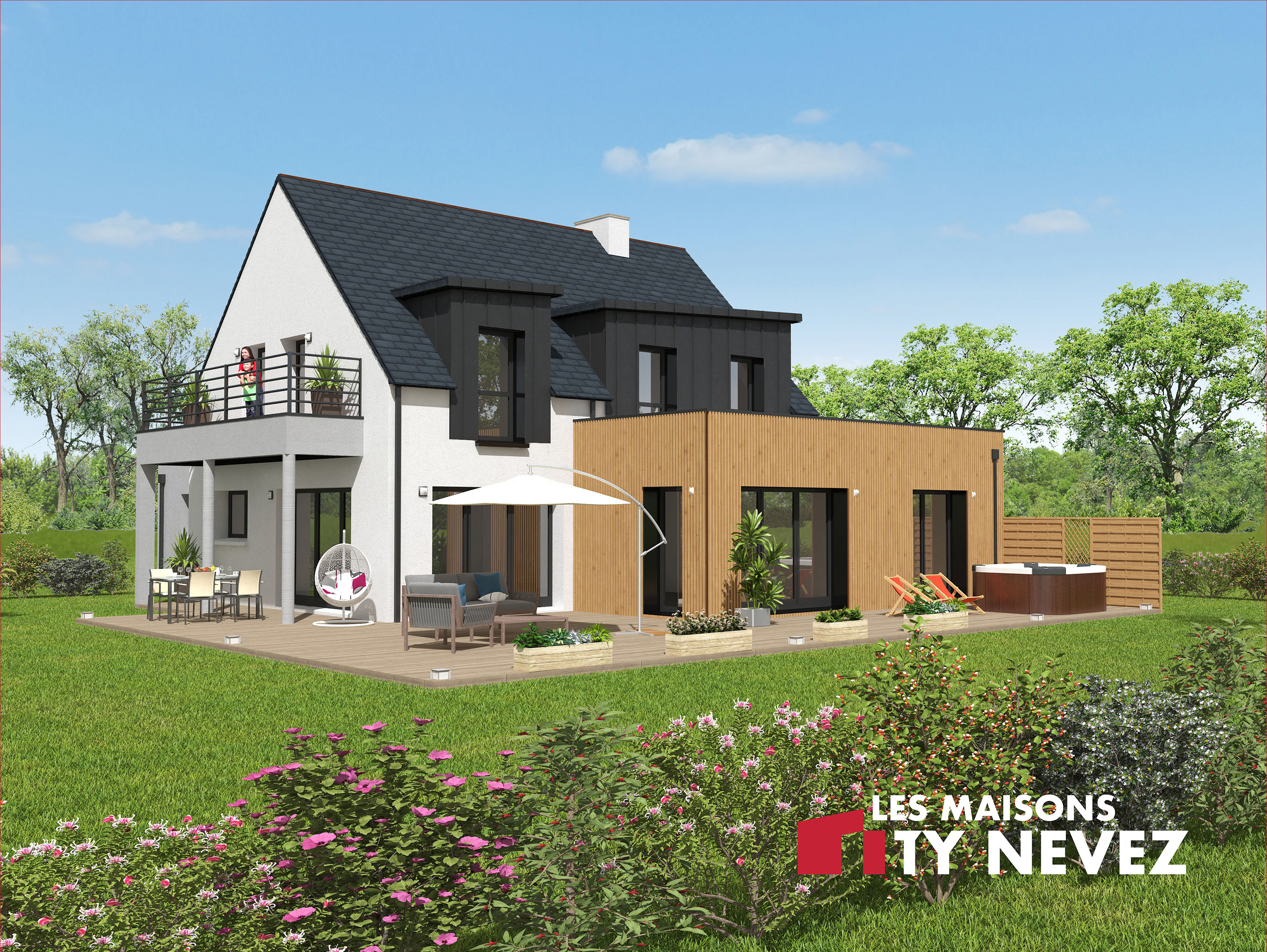 Réalisation de LES MAISONS TY NEVEZ